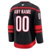 Carolina Hurricanes Fanatics Premium Custom 2024-25 Heim Schwarz Trikot - Herren